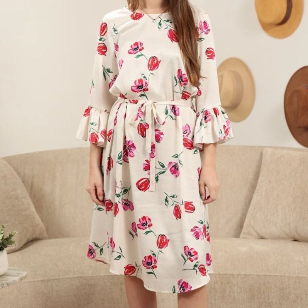 Modest Floral Dress
